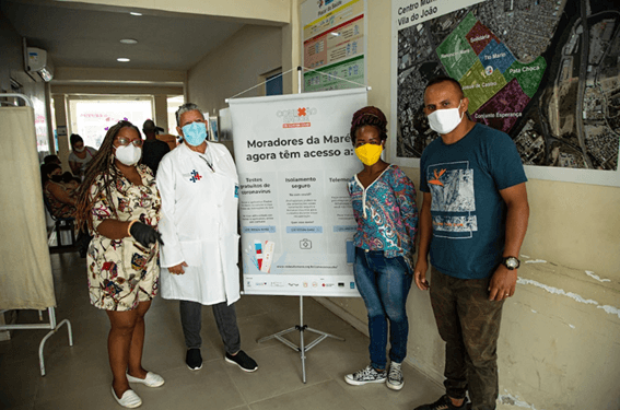 Equipe do projeto Conexão Saúde: de Olho na Covid, 2020. Foto: Douglas Lopes.